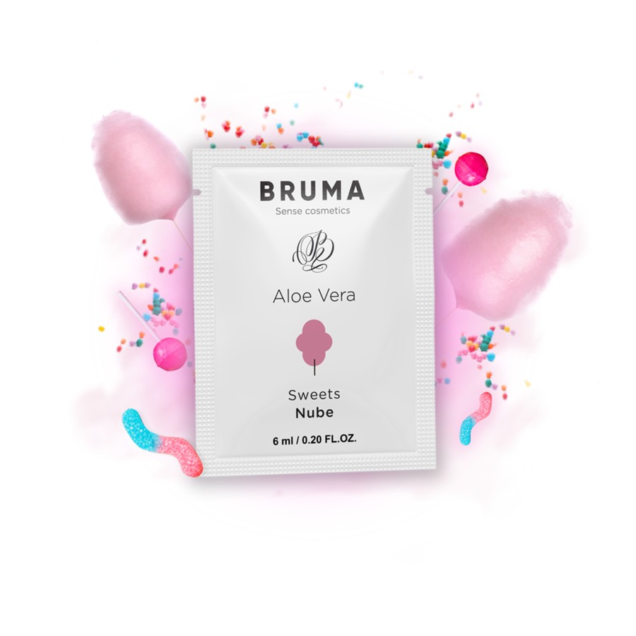 BRUMA - ALOE VERA GLEITGEL ZUCKERWATTE GESCHMACK 6 ML